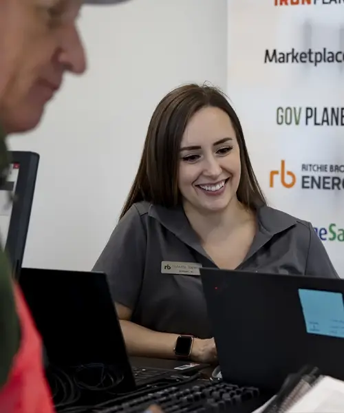 RB Team Member in meeting